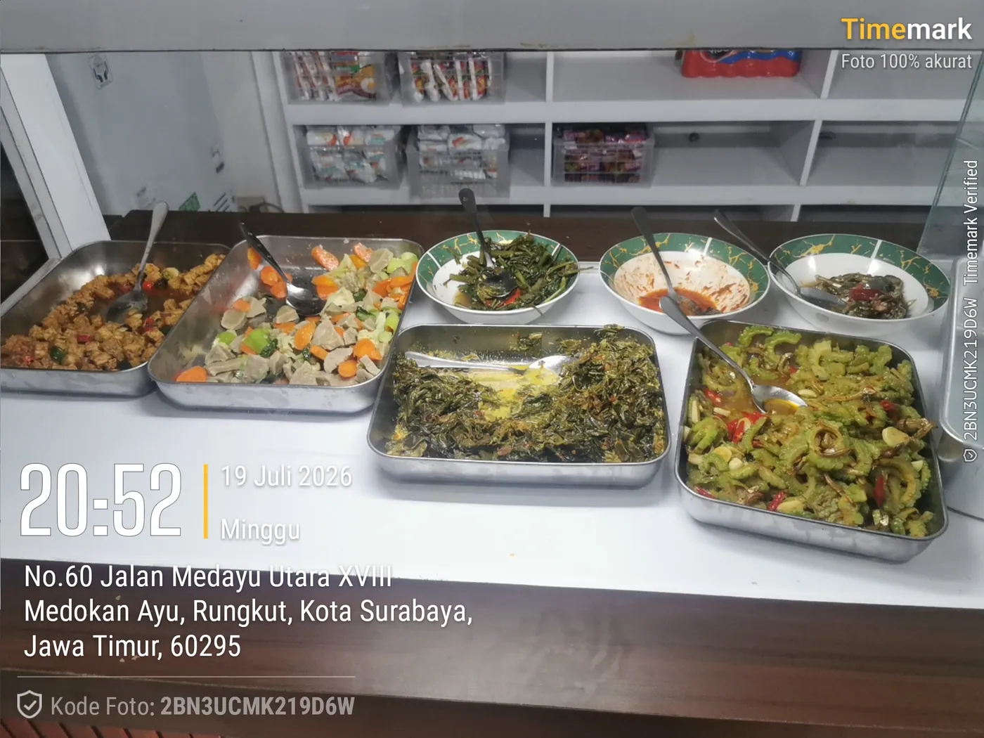 Pilihan sayur harian